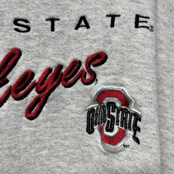 Ohio State Buckeyes Sweatshirt Crewneck Embroidered Team Edition Made in USA - Picture 4 of 9